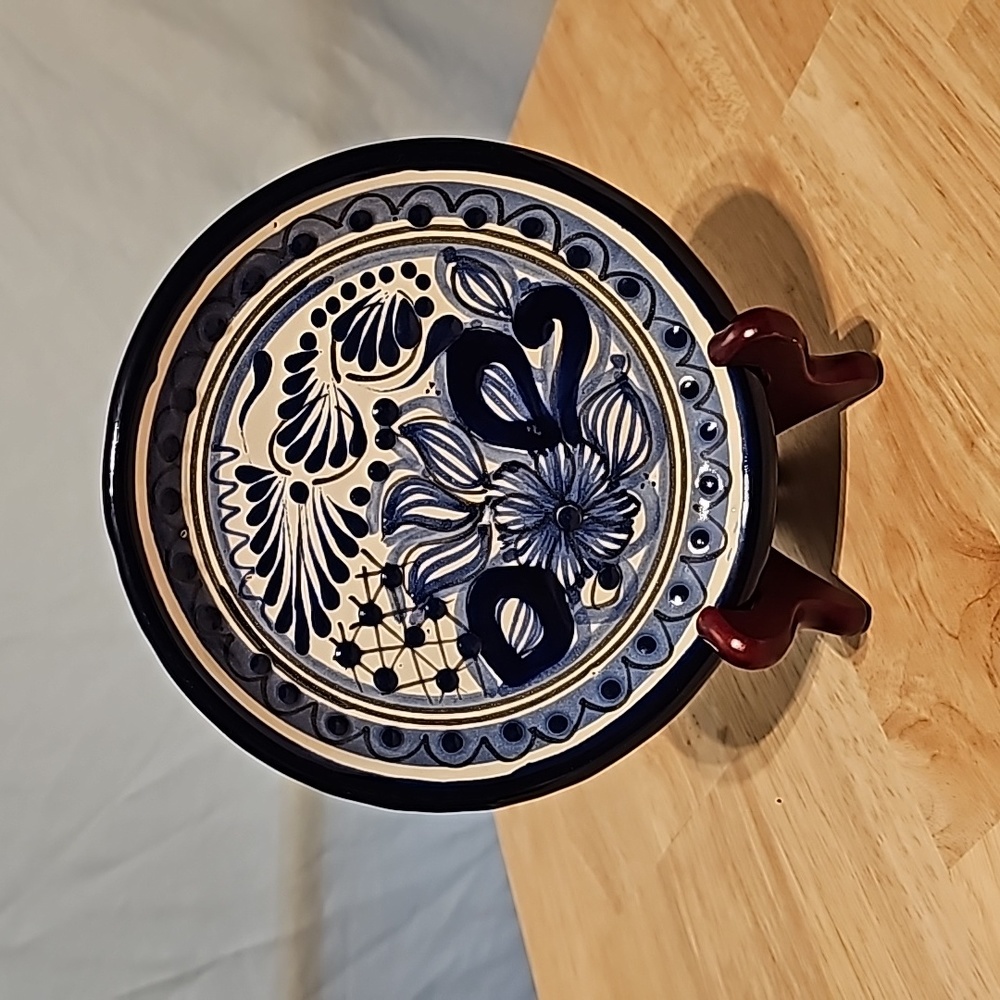 Talavera pottery dish